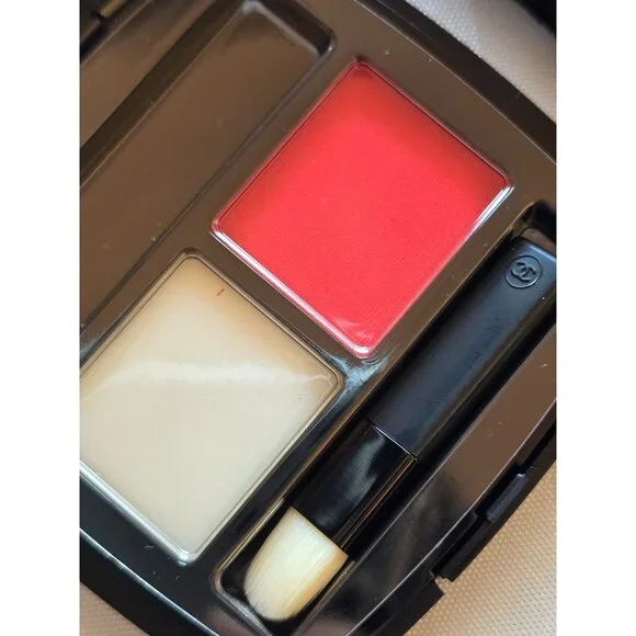 CHANEL Lip Balm and Powder Duo 410 Rosso Pompeiano MU3